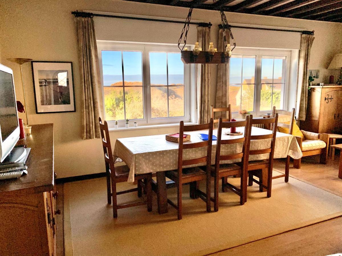 Villa met zicht op zee en duinen in reservaat - jacuzzi met zeezicht - Oostduinkerke Buitenkant foto