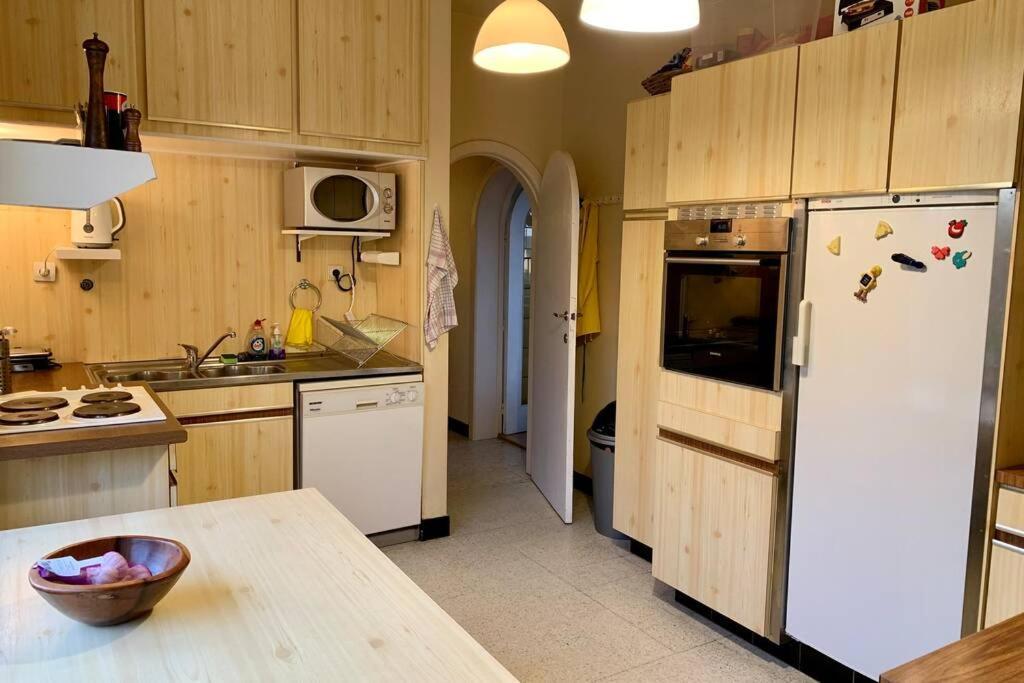 Villa met zicht op zee en duinen in reservaat - jacuzzi met zeezicht - Oostduinkerke Buitenkant foto