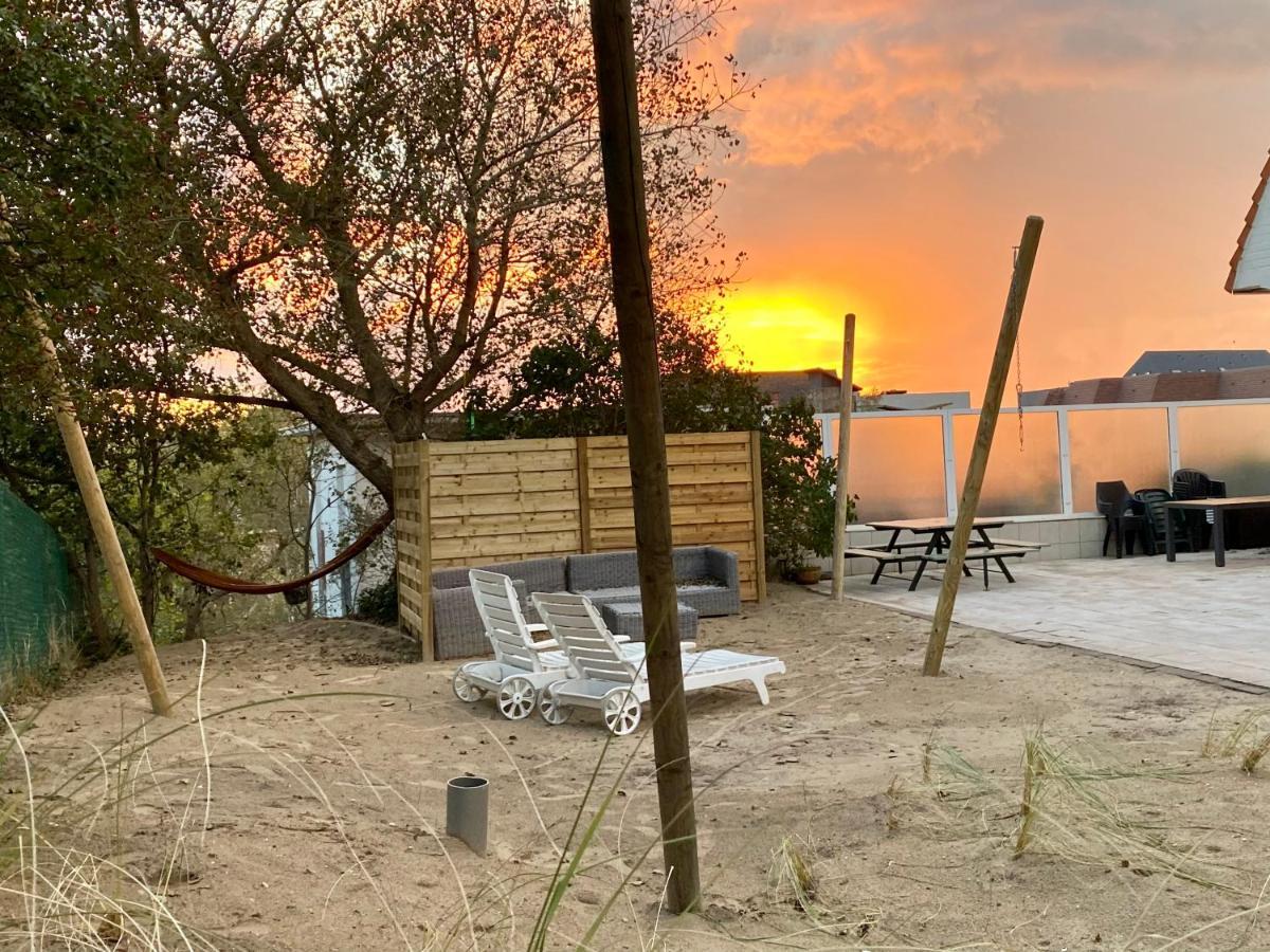 Villa met zicht op zee en duinen in reservaat - jacuzzi met zeezicht - Oostduinkerke Buitenkant foto