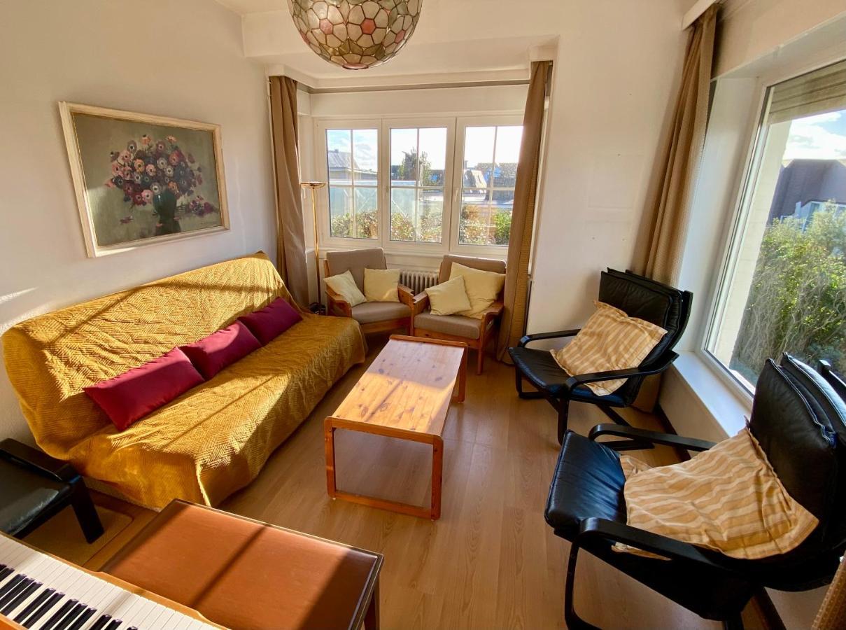 Villa met zicht op zee en duinen in reservaat - jacuzzi met zeezicht - Oostduinkerke Buitenkant foto